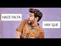 ТРИ ОТЛИЧИЯ МЕЖДУ  "Hace falta" и "Hay que"  на примере песни Alvaro Soler