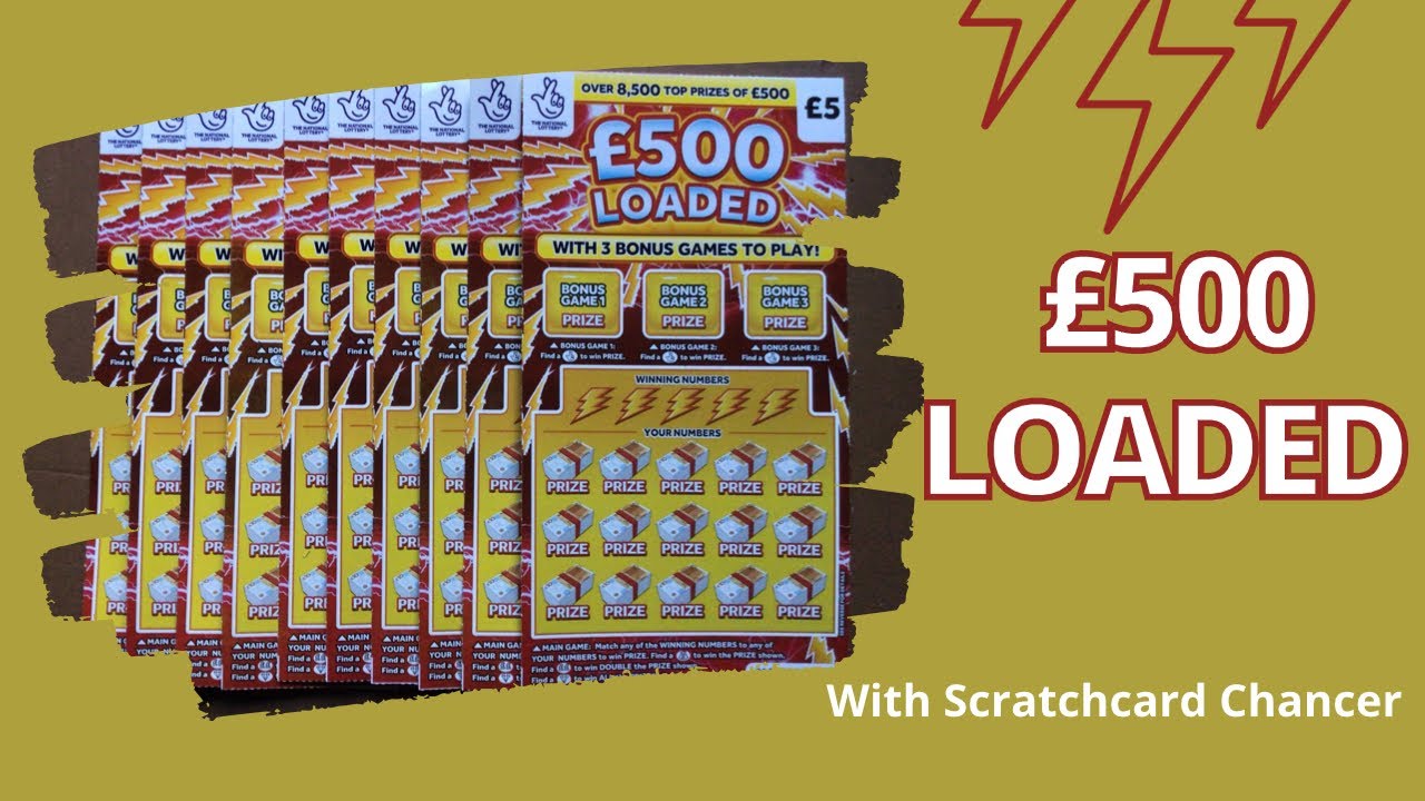 £500 LOADED £5 scratch cards today with Scratchcard Chancer