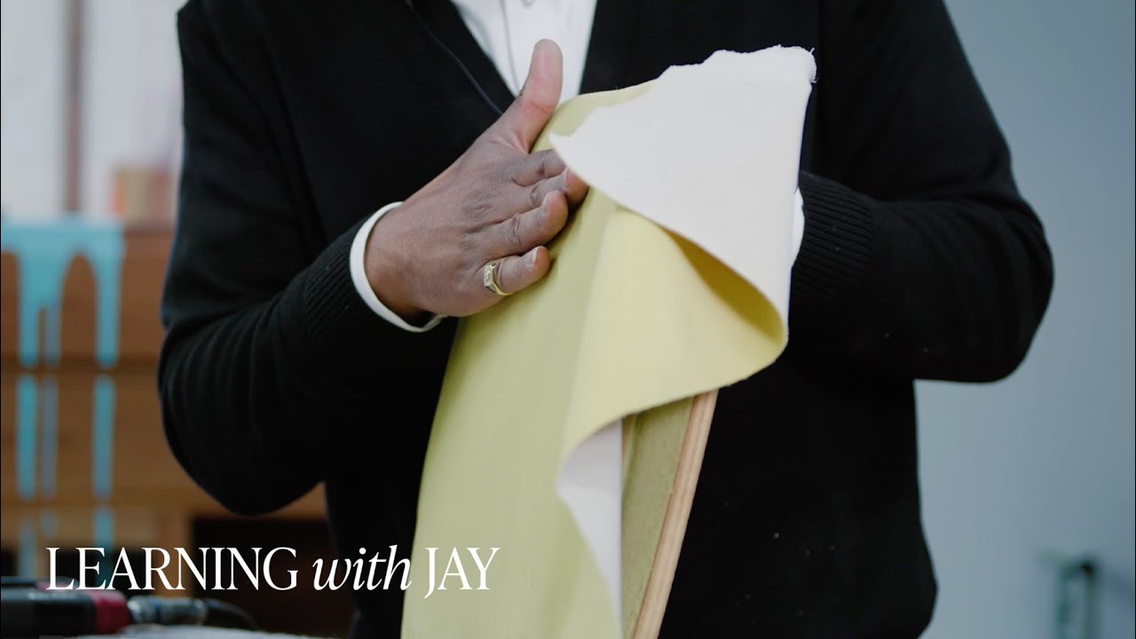 Learning with Jay Blades Reupholster a chair seat Jay & Co YouTube