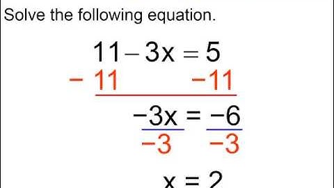 Intermediate Algebra - Lesson 4 - Solving Linear Equations Part 1