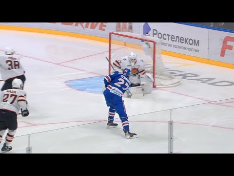 Mikhail Vorobyov sets up Ozhiganov goal