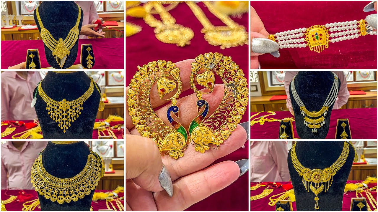 নতুন 5.250 গ্রাম থেকে সীতাহার 11.730 গ্রাম থেকে কান ঝুমকো 13.160 গ্রাম থেকে নেকলেস / Jewellery 3