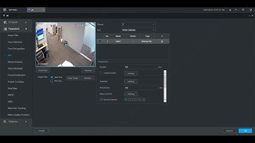 NVR IVS Missing Object Alarm Setup