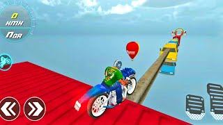 99.9% Offroad Impossible Bike Sky Stunt Racing Game - Bike Games - Offroad Bike Stunt 3D screenshot 2