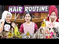 Jinni Dhwani Hair Care Routine 🤩 Long Hair | Which Oil for Hair?🤔 | Cute Sisters