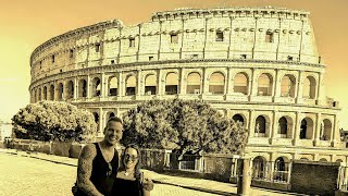 THE MIGHTY COLOSSEUM IN ROME, ITALY