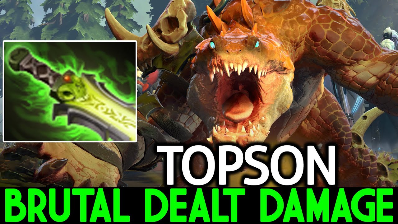 TOPSON [Primal Beast] Brutal Dealt Damage with Ethereal Blade Dota 2