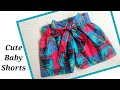 Baby shorts cutting and stitching/Baby pant cutting and stitching in easy tutorial/ 1yrs baby shorts