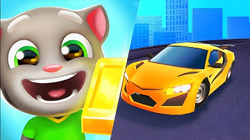 Tom Gold Run VS Race Master 3D - All Levels (Android, IOS) Gameplay