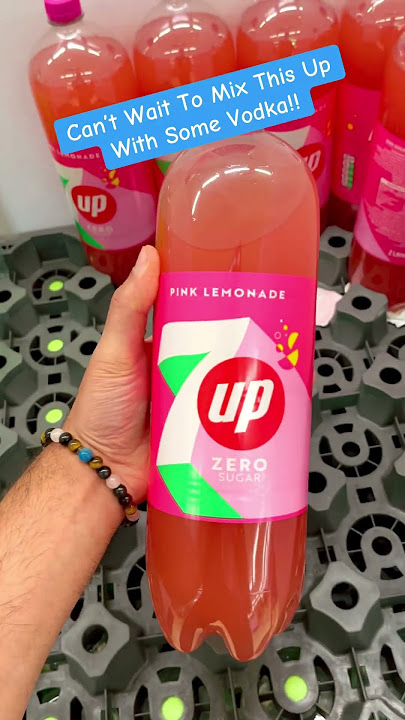7up Pink Lemonade Zero Sugar! How good does this look! So much potential! #7up #drink #soda #shorts
