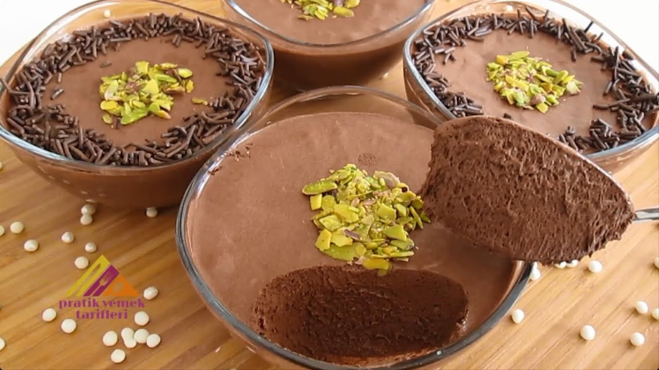BU TATLI DONDURMAYI KISKANDIRIR😍 DİBİNE KADAR ÇİKOLATA😋 MOUSSE TARİFİ ÇİKOLATALI👌👌