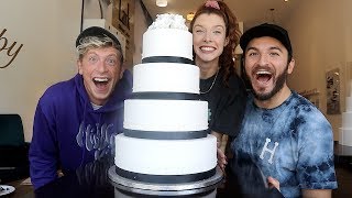 CHOOSING HER DREAM WEDDING CAKE!!