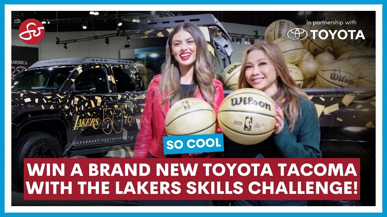 Празднование 50-летия партнерства Toyota SoCal и Los Angeles Lakers | Так круто!