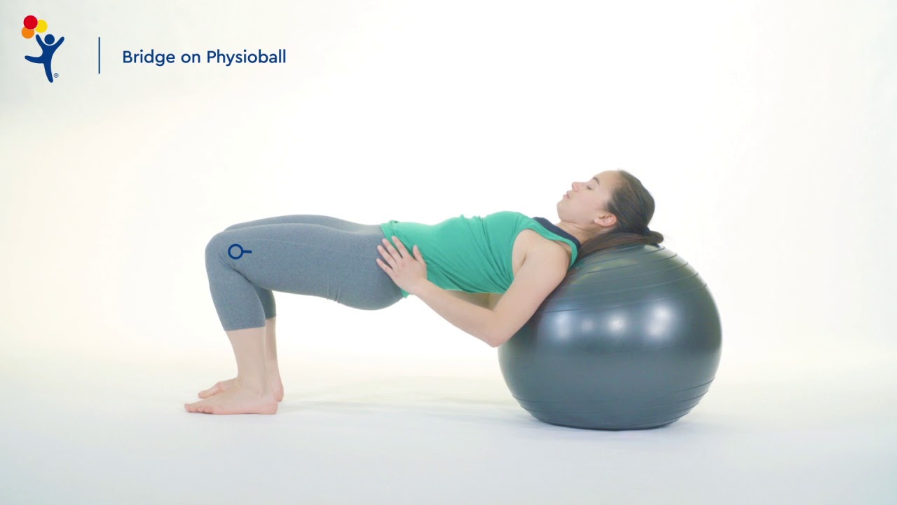 How to Do a Bridge Exercise With an Exercise Ball (with Pictures)