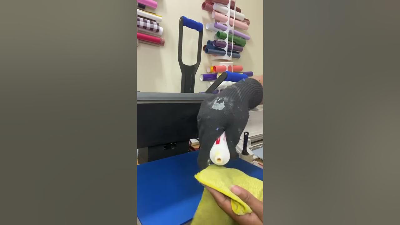 How To Clean Heat Press YouTube