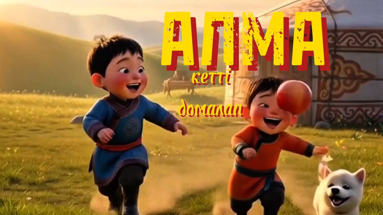 Алма кетті домалап | alma ketty domalap |Балалар әні | Мултики | Казакша балалар ән | мультфильм