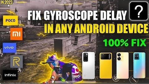 New BGMI Gyro Delay Fix VIVO REDMI REALME OPPO POCO| How To Fix Gyroscope Delay in BGMI FixGyroDelay