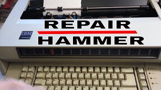 IBM Wheelwriter Typewriter (Won't Print) Repair Rebuild Hammer Plunger Solenoid Strike Plunger