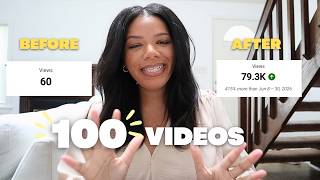 I posted 100 YouTube videos and here's what works