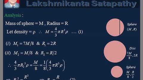 vDo QA Rotational Motion-17/ Moment of Inertia of Two Parts of a Sphere