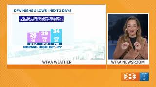 Live 7 a.m. Wednesday update: Winter storms bring more snow, ice to North Texas
