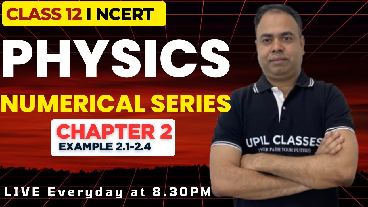 LIVE Electrostatic Potential and Capictance Numericas Class 12