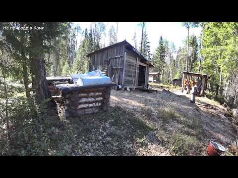 Здравствуй избушка. Сегодня доехал быстро не смотря на завалы на реке. 2 серия