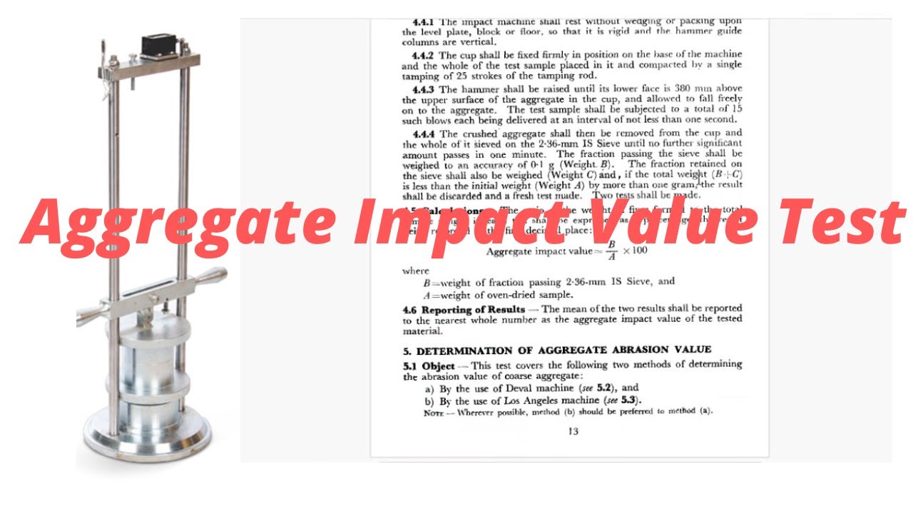 How to Perform Aggregate Impact Value Test