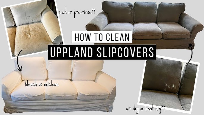 How I Clean White Slipcovers - Shades of Blue Interiors