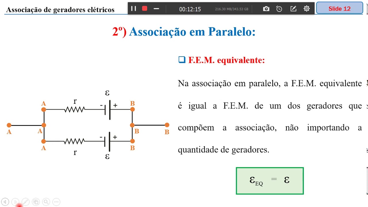 O Gráfico Representa Um Gerador Que Quando Ligado