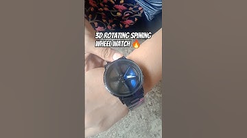 unboxing 3D rotating spining  watch...#watch #haul #rim #car #wheel #wheelwatch