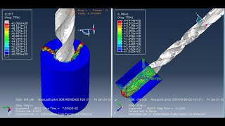 #drilling process step by step using #abaqus