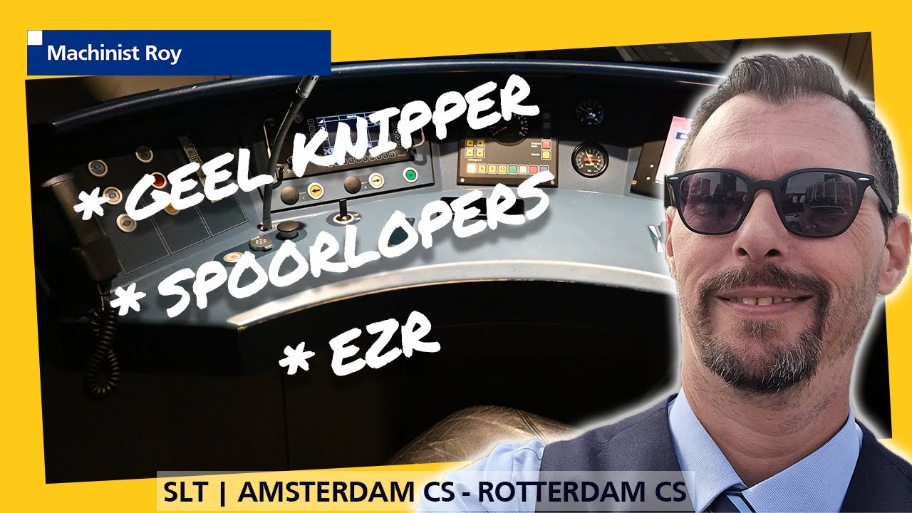 Cabview | NS | SLT | Amsterdam CS - Rotterdam CS | 4000 serie | Geel Knipper | Spoorlopers | EZR