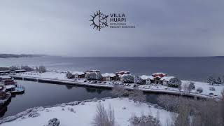 Villa Huapi Invierno 2024 Bariloche Drone