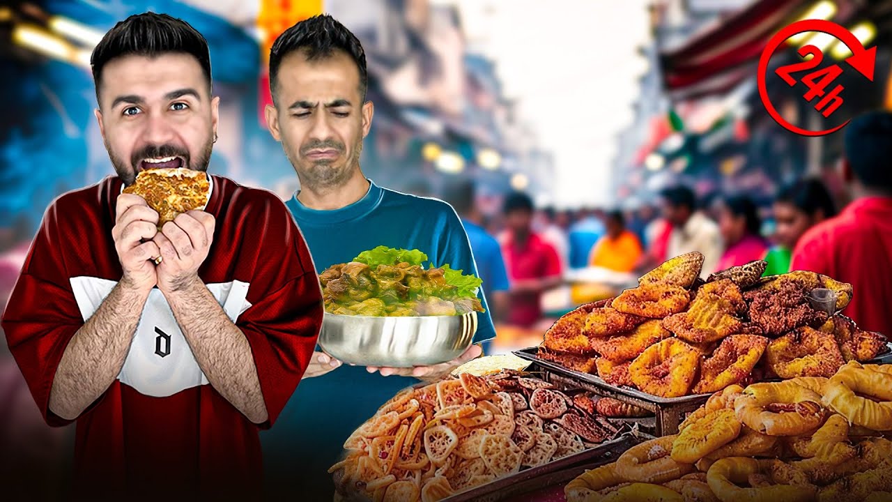 🍴چالش 24 ساعته : فقط غذای خیابانی استانبول 🌯🌮