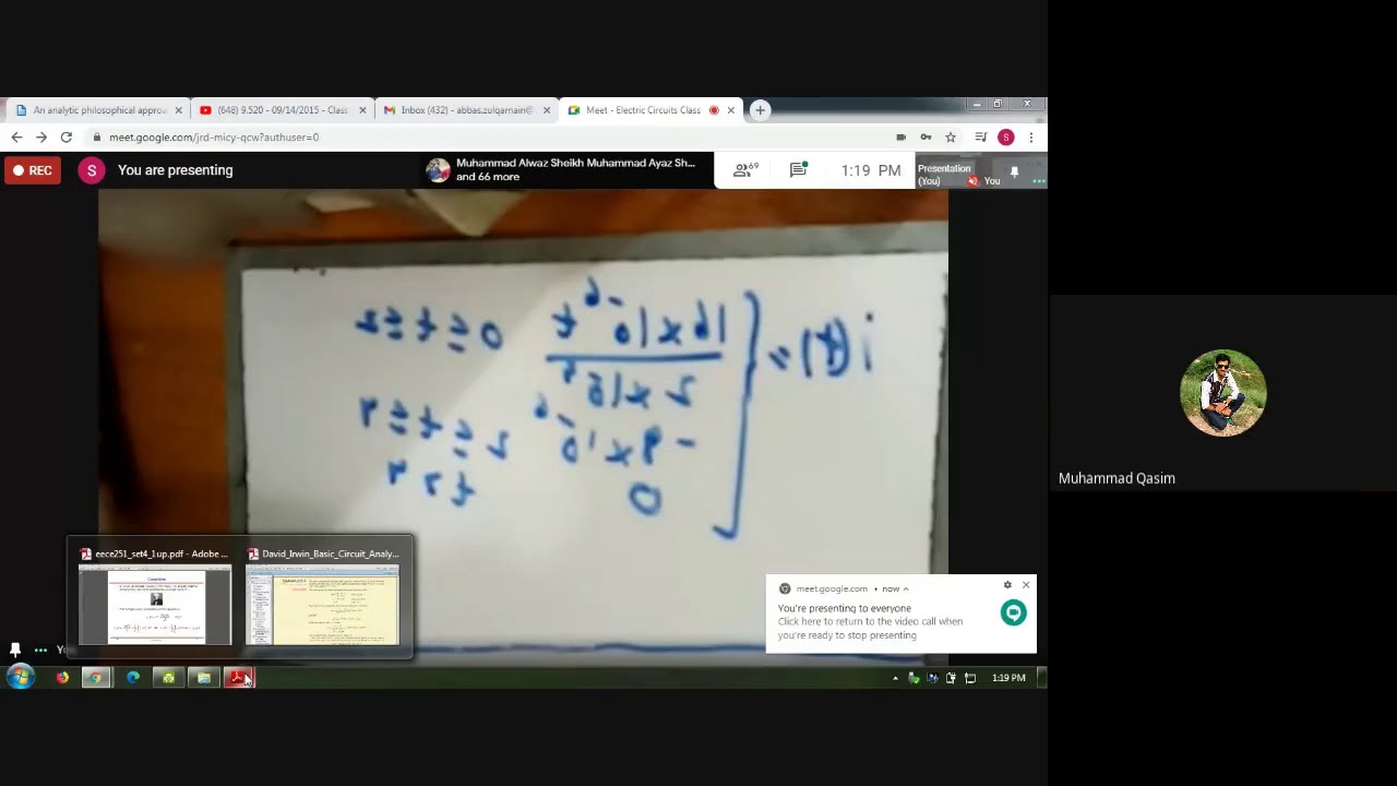 Electric Circuits Lecture-2 (01/12/2020) - YouTube