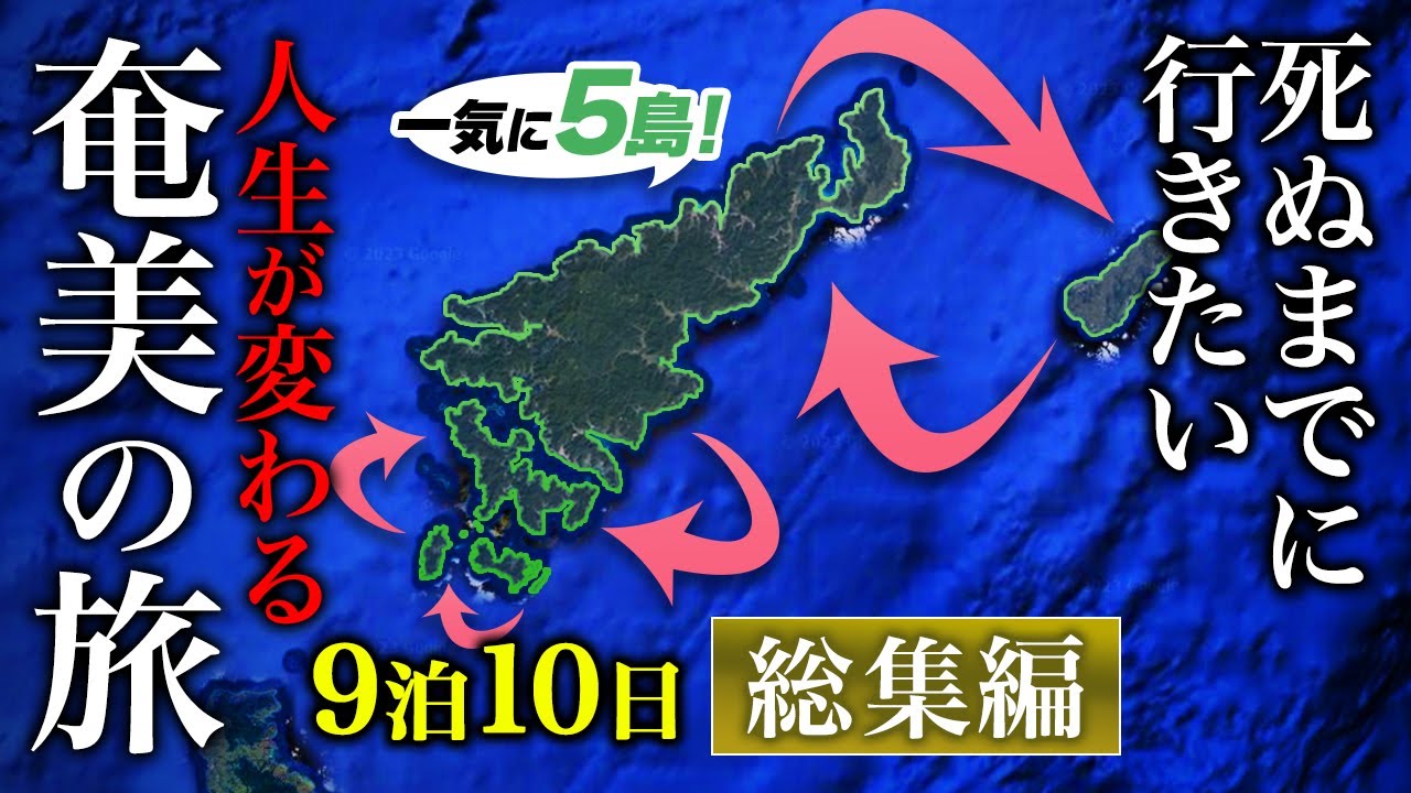【保存版】奄美大島離島巡り旅！世界も驚くグルメ・絶景・秘境が史上最高すぎて人生変わりました！【9泊10日ひとり旅・おすすめ観光スポット】