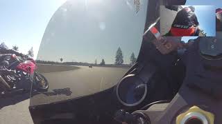 Girl Crashes RSV4 at The Ridge Motorsports Park