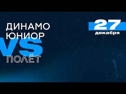 Видео: НМХЛ. Динамо-Юниор - Полёт. 27.12.2023