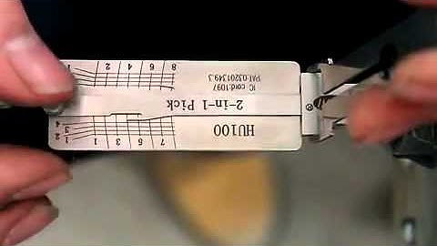 LISHI HU101 2-in-1 Auto Pick and Decoder Operation Video