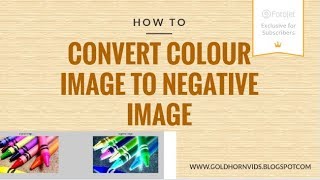 Image Processing #2 | How to convert colour image to negative image screenshot 5