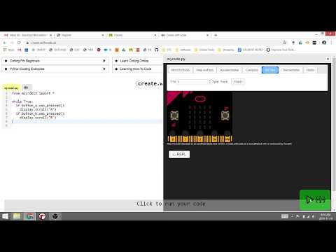 Microbit: Using the online emulator