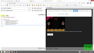 Microbit: Using the online emulator