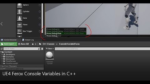 Unreal Console Variables in C++