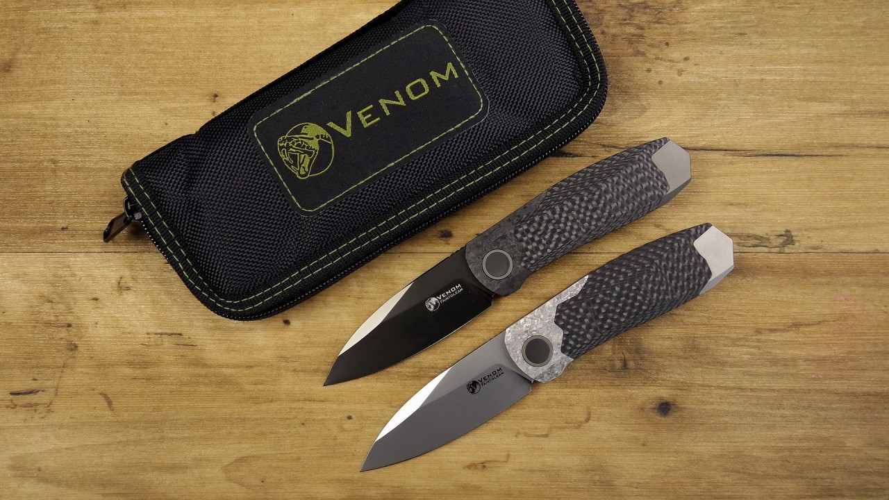 Venom FAINTGLEAM (сталь m398) + вся линейка VENOM 2011 - 2026г