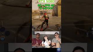 RTX 5080 4K 60+FPS I7-14700F spiderman #PCCraft #GamingPC2026 #RTX5090 #PCBuild #shorts #viral
