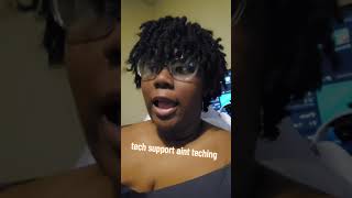 tech support wasn't no help #juniejuice45 ##juniebegaming #gamergirl #ps5 #technicalissue