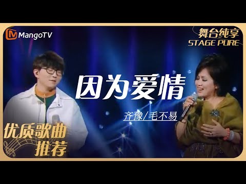 华语乐坛10年最具影响力歌曲｜齐豫/毛不易《因为爱情》丨MangoTV