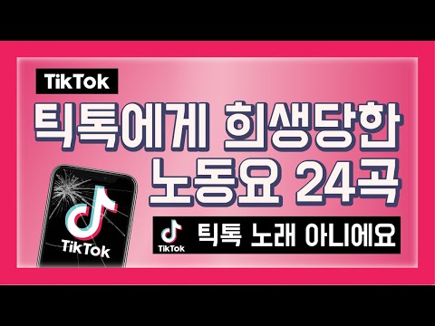 틱톡에게 희생당한 노동요 24곡 Tik Tok 노래 아니에요 팝송 모음 