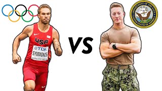 Olympic Runner vs US Navy Veteran: FITNESS HORSE!